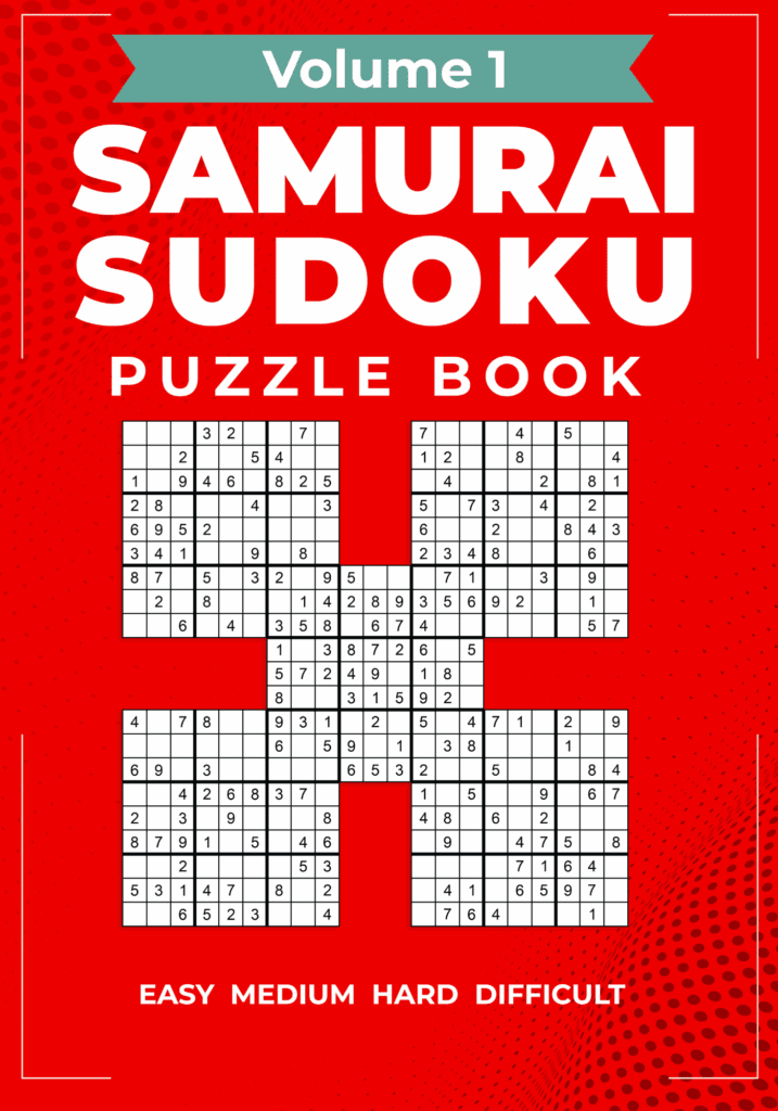 Volume 1 Samurai Sudoku puzzle book