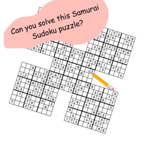Can you solve this Samurai Sudoku puzzle